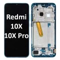 Xiaomi Redmi 10X 5G /10X Pro 5G (2020) LCD touch screen with frame (Original Service Pack) [Blue] X-535